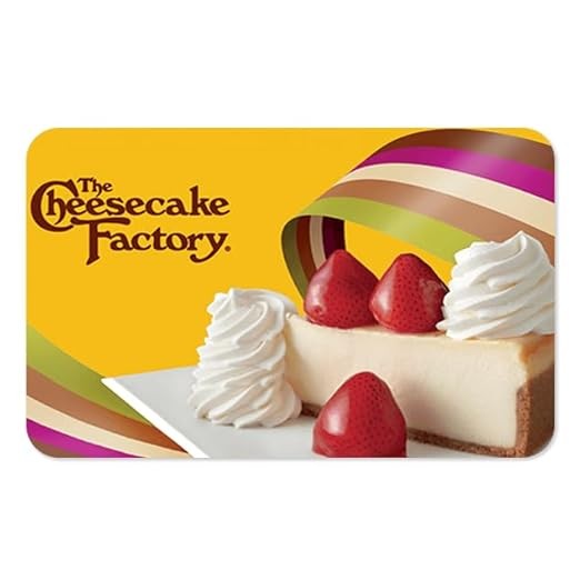 芝士蛋糕工厂电子礼品卡 50USD